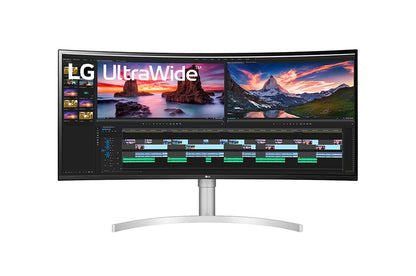 LG 38WN95CP-W computer monitor 96.5 cm (38") 3840 x 1600 pixels Quad HD+ QLED White