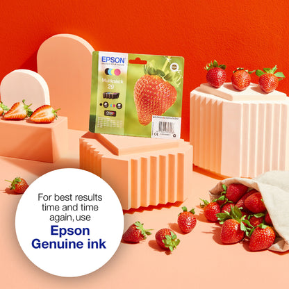 Epson Strawberry Singlepack Cyan 29 Claria Home Ink