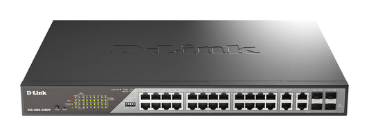 D-Link 28-Port network switch, Managed, 24-port, Power over Ethernet (PoE)