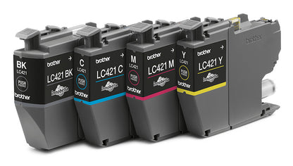 Brother LC-421VAL PagePack 4 pc(s) Original Standard Yield Black, Cyan, Magenta, Yellow
