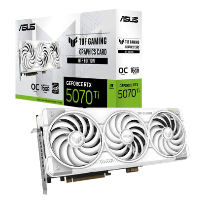 ASUS TUF Gaming TUF-RTX5070TI-O16G-BTF-WHITE NVIDIA GeForce RTX 5070 Ti 16 GB GDDR7