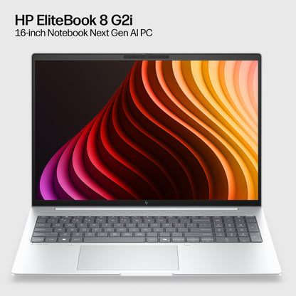 HP EliteBook 8 G2i 16 inch Notebook Next Gen AI PC Wolf Pro Security Edition Copilot+ PC Intel Core Ultra 5 335 Laptop 40.6 cm (16") WUXGA 32 GB LPDDR5x-SDRAM 512 GB SSD Wi-Fi 7 (802.11be) Windows 11 Pro Silver