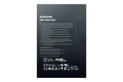Samsung 9100 PRO PCIe® 5.0 NVMe™ M.2 SSD - 2 TB