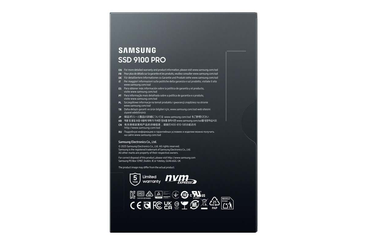 Samsung 9100 PRO PCIe® 5.0 NVMe™ M.2 SSD - 1 TB