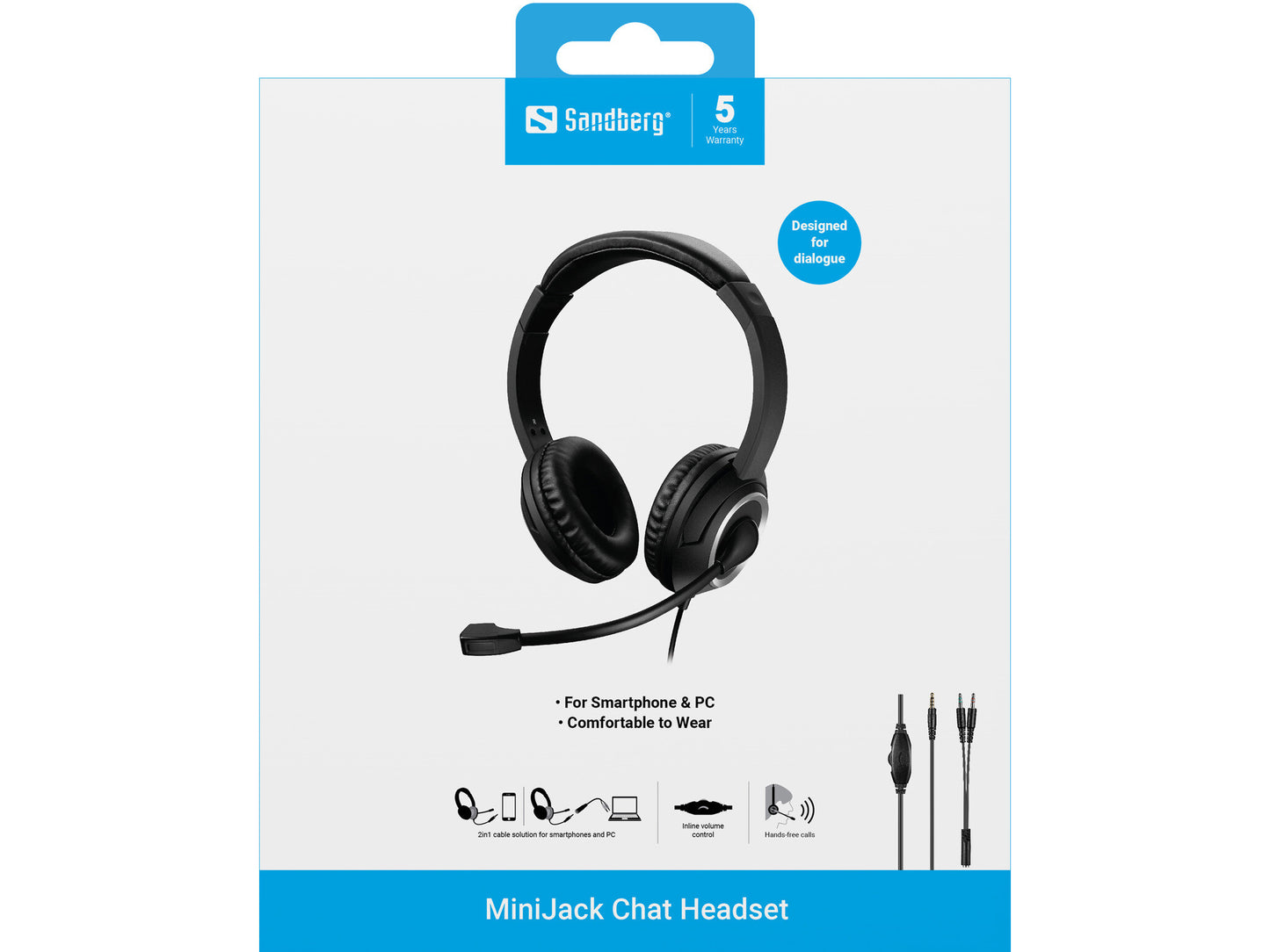 Sandberg MiniJack Chat Headset