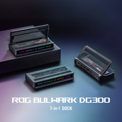 ASUS ROG Bulwark Dock (2025) DG300 mobile device dock station Tablet/Smartphone/Laptop Black