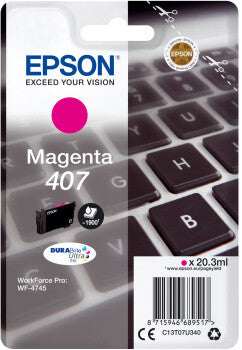 Epson 407L DURABrite Ultra Single Magenta ink cartridge