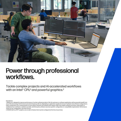 HP Zbook X G1i Data Science Intel Core Ultra 7 255H Mobile workstation 40.6 cm (16") WUXGA 32 GB DDR5-SDRAM 1 TB SSD NVIDIA RTX PRO 1000 Blackwell Wi-Fi 7 (802.11be) Windows 11 Pro AI Workstation, AI PC Silver