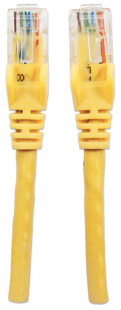 Intellinet Network Patch Cable, Cat6A, 30m, Yellow, Copper, S/FTP, LSOH / LSZH, PVC, RJ45, Gold Plated Contacts, Snagless, Booted, Lifetime Warranty