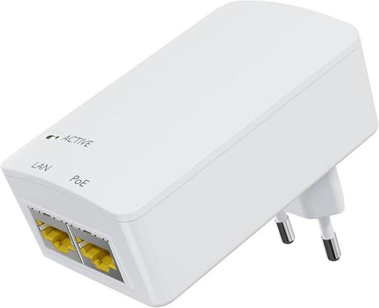 Microconnect MC-POEINJ-EU PoE adapter 10 Gigabit Ethernet 48 V