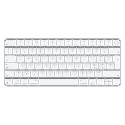 Apple Magic keyboard Universal USB + Bluetooth Italian Aluminium, White