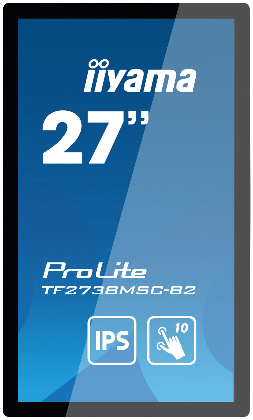 iiyama ProLite TF2738MSC-B2 computer monitor 68.6 cm (27") 1920 x 1080 pixels Full HD LED Touchscreen Multi-user Black