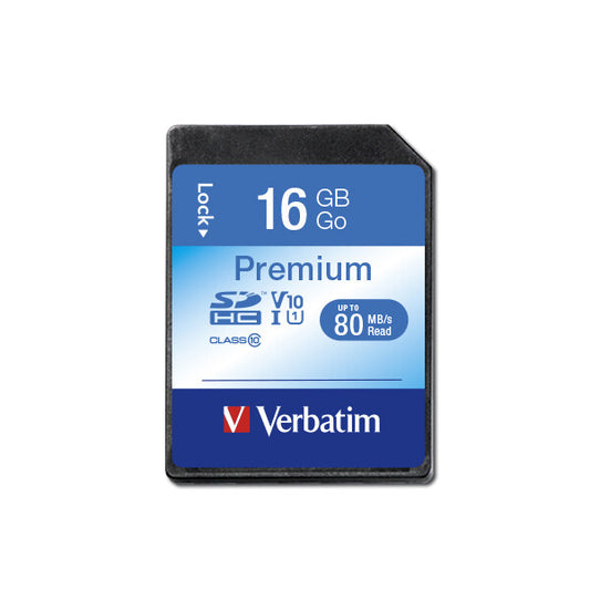 Verbatim Premium 16GB SDHC Class 10 memory card