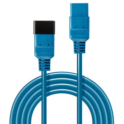 Lindy 2m IEC C19 to C20 Extension Cable, Blue