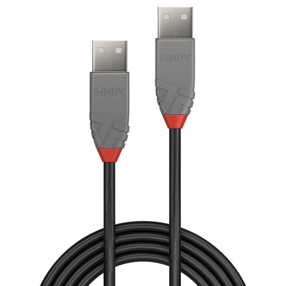 Lindy 5m USB 2.0 Type A to A Cable, Anthra Line