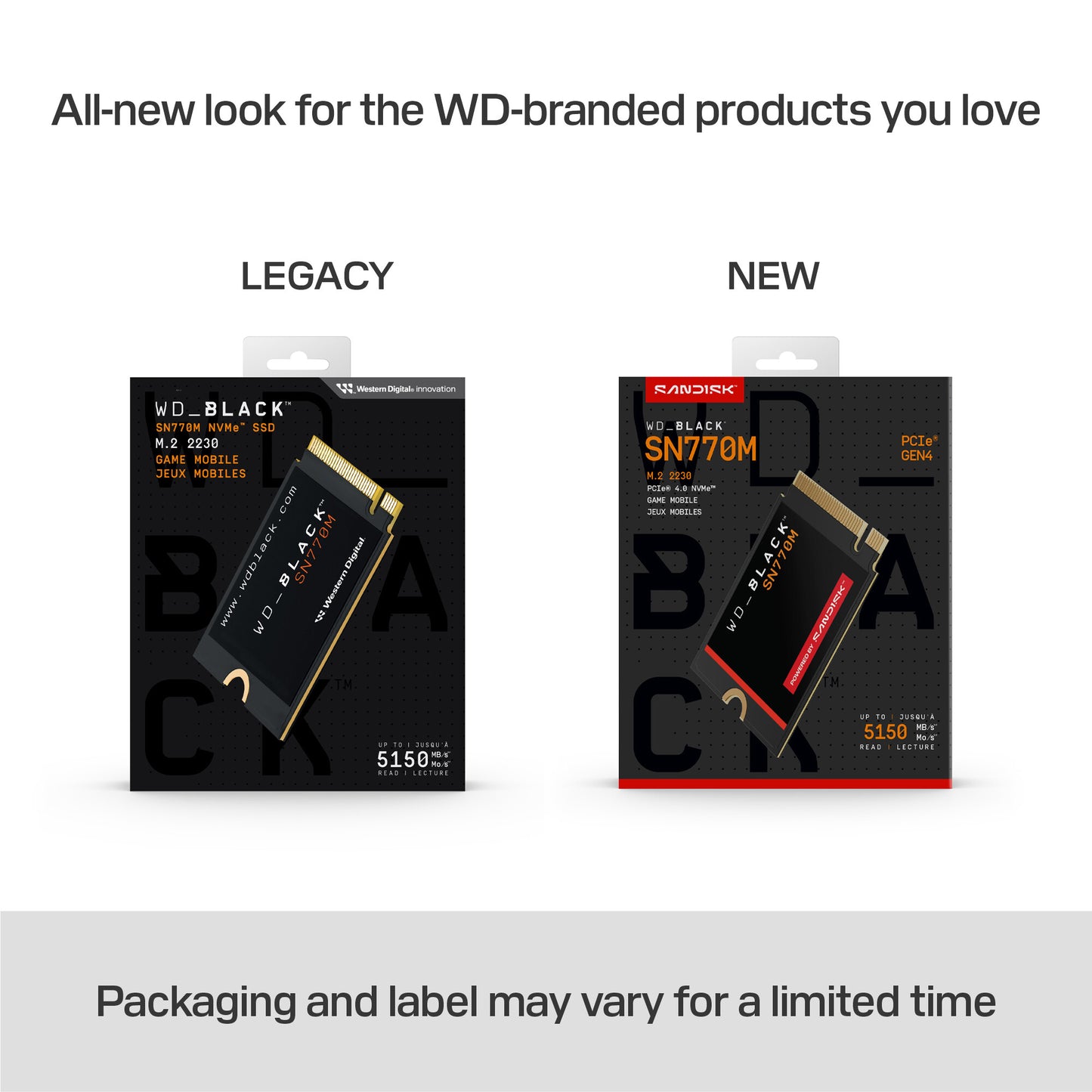 Western Digital Black WD_BLACK™ SN770M NVMe™ SSD POWERED BY SANDISK 2 TB