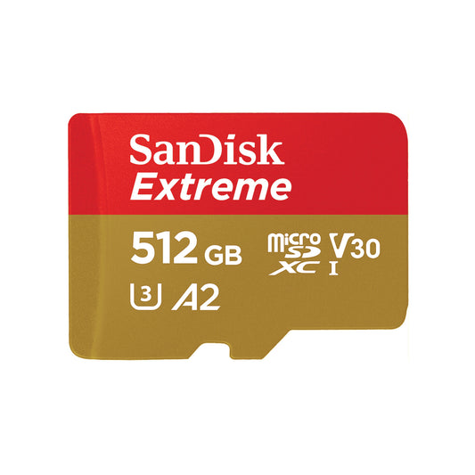 SanDisk Extreme 512GB MicroSD UHS-I Class 10 memory card