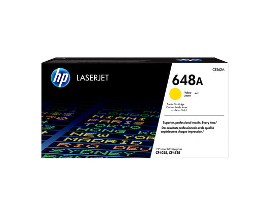 HP 648A Yellow Original LaserJet Toner Cartridge