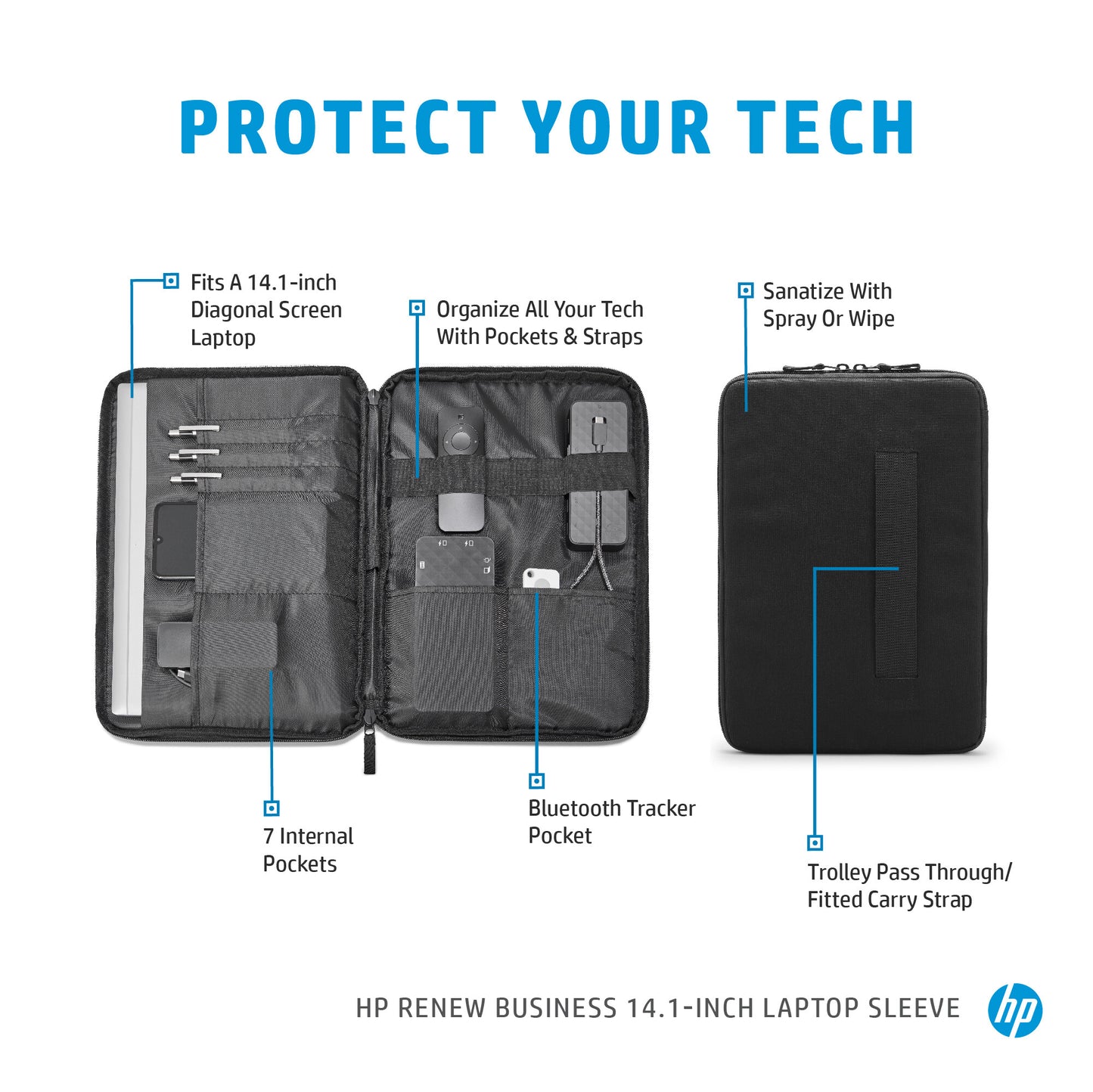 HP Renew Business 14.1-inch Laptop Bag