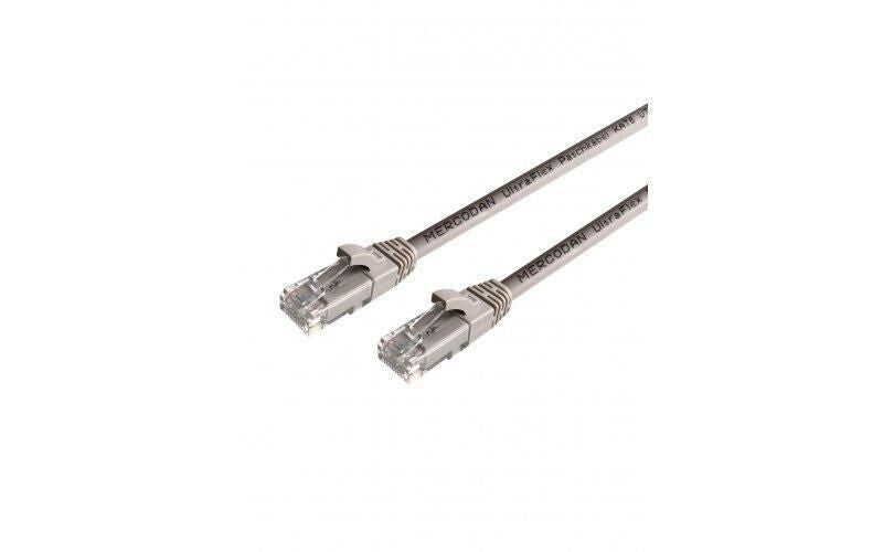 Mercodan 371231010 networking cable Grey 1 m Cat6 U/UTP (UTP) Round
