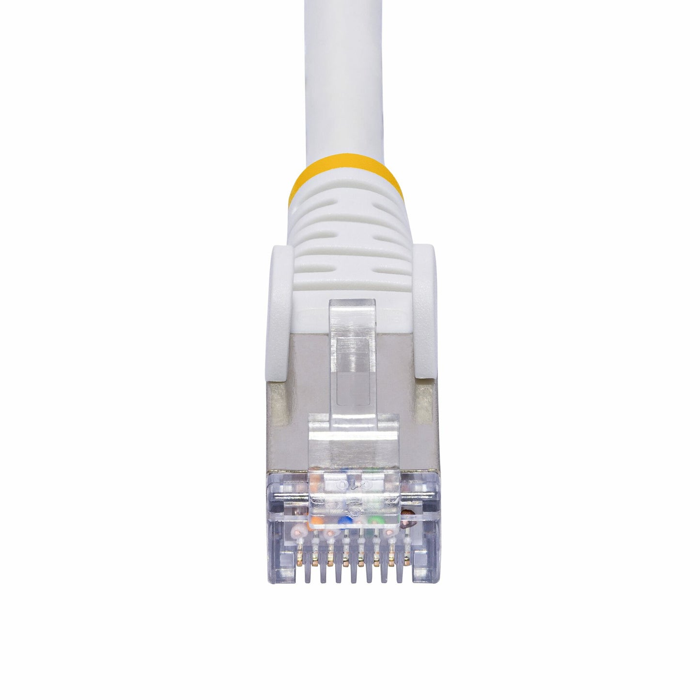StarTech.com 1m White CAT8 Ethernet Cable, Snagless RJ45, 25G/40G, 2000MHz, 100W PoE++, S/FTP, 26AWG Pure Bare Copper Wire, LSZH, Shielded Network Patch Cord w/Strain Reliefs, Individually Tested