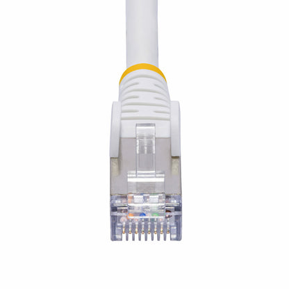 StarTech.com 2m White CAT8 Ethernet Cable, Snagless RJ45, 25G/40G, 2000MHz, 100W PoE++, S/FTP, 26AWG Pure Bare Copper Wire, LSZH, Shielded Network Patch Cord w/Strain Reliefs, Individually Tested