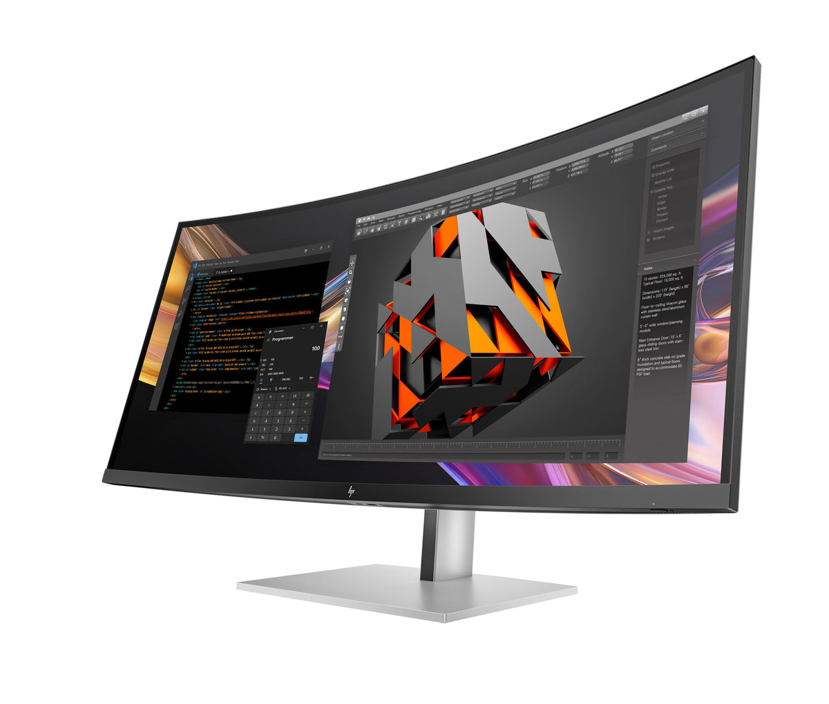 HP Series 7 Pro 37.5 inch WQHD+ Thunderbolt 4 Monitor - 738pu