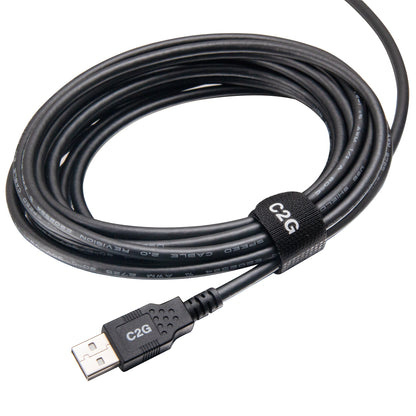 C2G 6.6ft (2m) USB 2.0 A/B Cable - Black