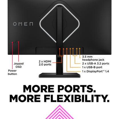 OMEN by HP 27 inch QHD 240Hz Gaming Monitor - OMEN 27qs