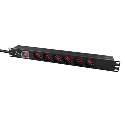 Lanview LVR-2MIT-SW-IT6 power distribution unit (PDU) 1U Black