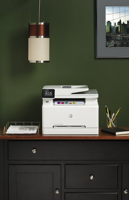 HP LaserJet Pro M283fdw Wireless Multifunction Color Printer, Copier, Scanner; Duplex
