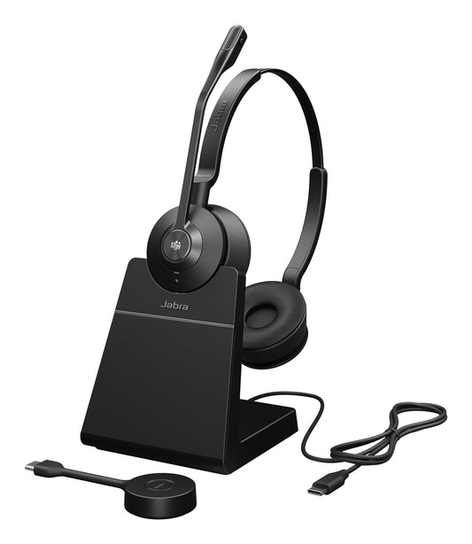 Jabra Engage 55 SE - USB-C MS Stereo (Include Stand), EMEA/APAC headset, Head-band, Wireless connection, Boom microphone, Office/Call center