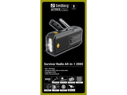 Sandberg Survivor Radio All-in-1 2000