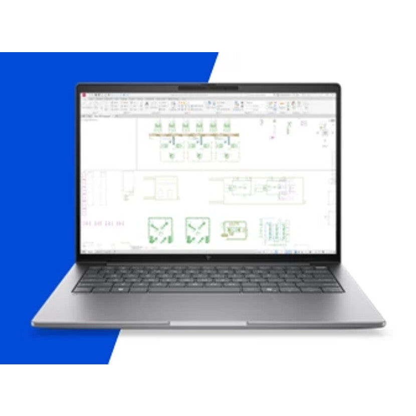 HP ZBook 8 G2i 14 Copilot+ PC Intel Core Ultra 7 356H Mobile workstation 35.6 cm (14") WUXGA 48 GB DDR5-SDRAM 1 TB SSD NVIDIA RTX PRO 500 Blackwell Wi-Fi 7 (802.11be) Windows 11 Pro AI Workstation, AI PC Silver