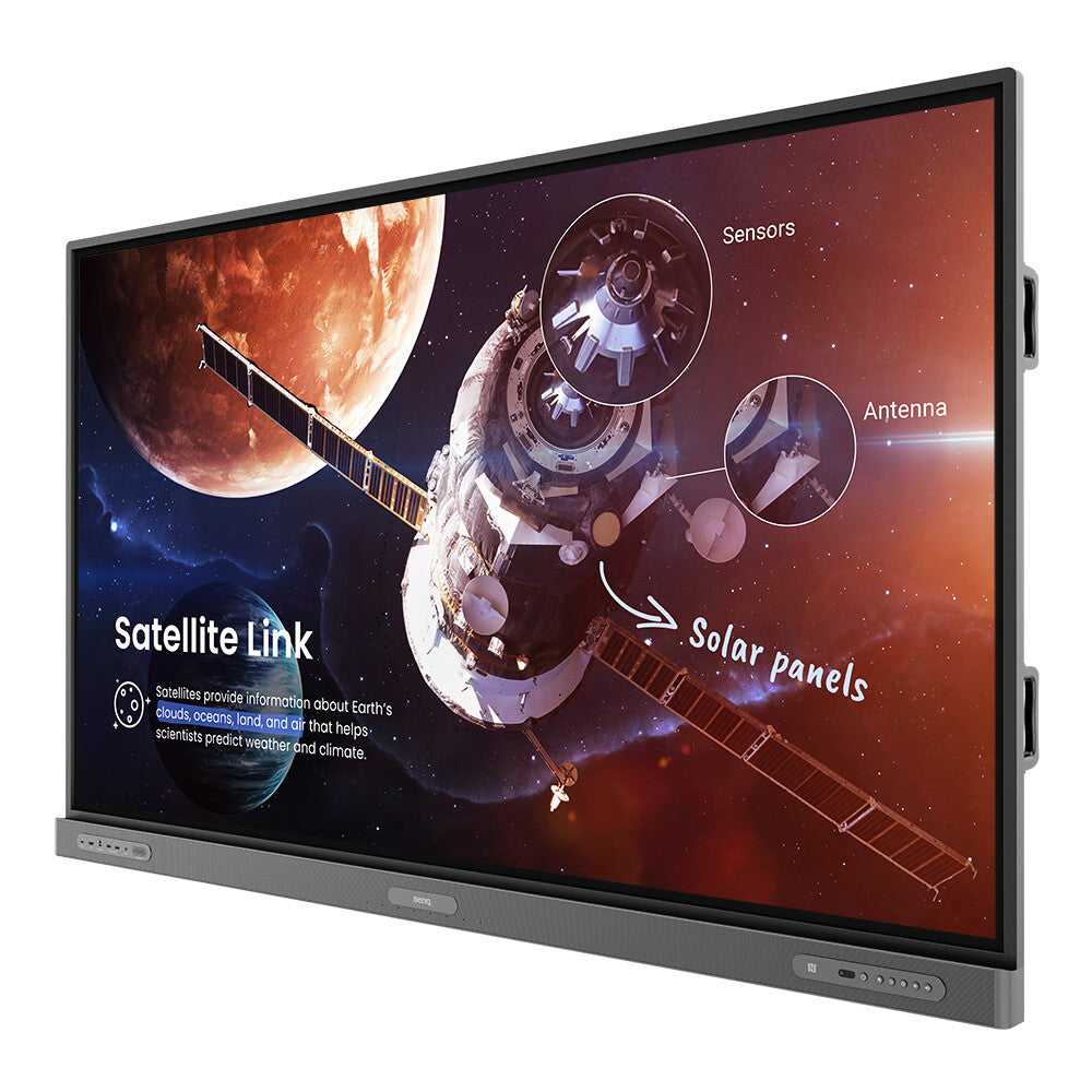 BenQ RP8603 Interactive flat panel 2.18 m (86") LCD Wi-Fi 450 cd/m² 4K Ultra HD Black Touchscreen Built-in processor Android 11 18/7