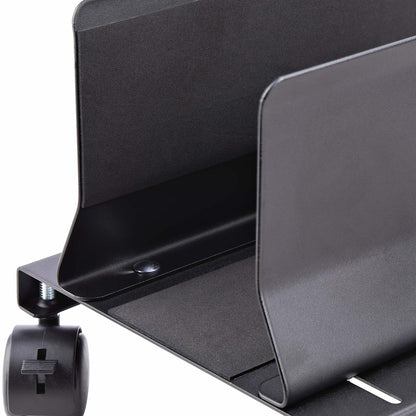 StarTech.com Computer Tower Cart, Rolling Mobile CPU Caddy on Wheels (Casters), Max Load 46.3lb/21kg, Adjustable PC Case Mount, Desktop Floor Stand, Steel Dolly