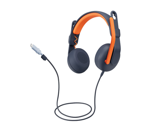 Logitech Zone Learn headset, Head-band, Wired connection, Boom microphone, Education