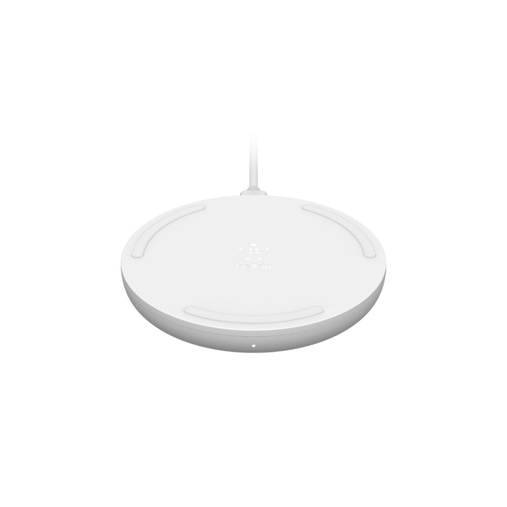 Belkin WIA001MYWH mobile device charger Mobile phone White AC Wireless charging Fast charging Auto