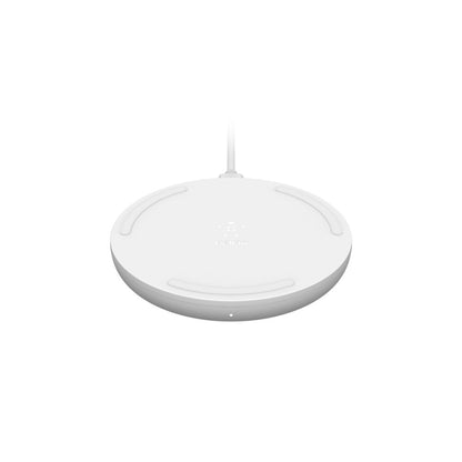 Belkin WIA001MYWH mobile device charger Mobile phone White AC Wireless charging Fast charging Auto