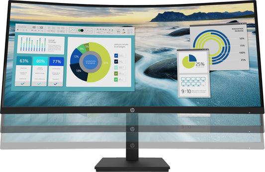 HP P34hc G4 WQHD curved USB-C display