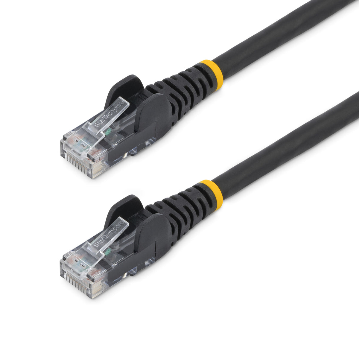 StarTech.com 50cm CAT6 Ethernet Cable - LSZH (Low Smoke Zero Halogen) - 10 Gigabit 250Mhz 100W PoE RJ45 10GbE UTP Network Patch Cord Snagless with Strain Relief - Black, CAT 6, ETL Verified, 24AWG
