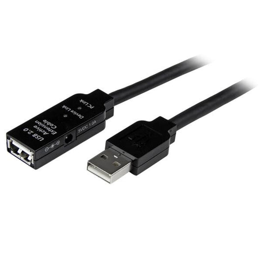 StarTech.com 15m USB 2.0 Active Extension Cable - M/F - TAA