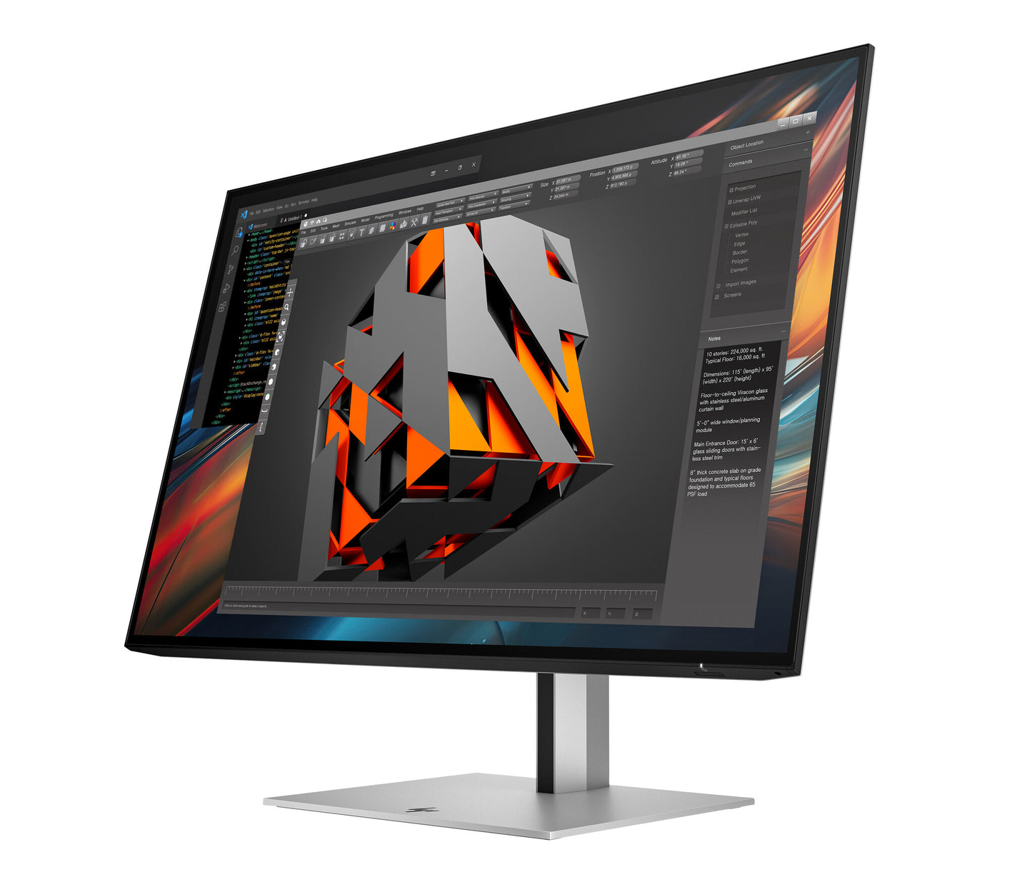 HP Series 7 Pro 24 inch WUXGA USB-C Monitor - 724pu