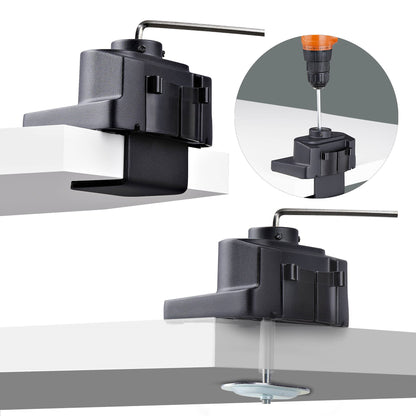 StarTech.com Desk Mount Monitor Arm, Up to 40-inch Screen/17.6lb (8kg), Mechanical Spring-Assisted Arm, C-Clamp/Grommet, Top-Down Installation, Toolless Adjustment
