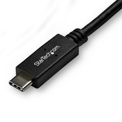 StarTech.com 10ft (3m) USB C to DVI Cable - 1080p (Single Link) USB Type-C (DP Alt Mode HBR2) to DVI-Digital Video Adapter Cable - Works w/ Thunderbolt 3 - Laptop to DVI Monitor/Display