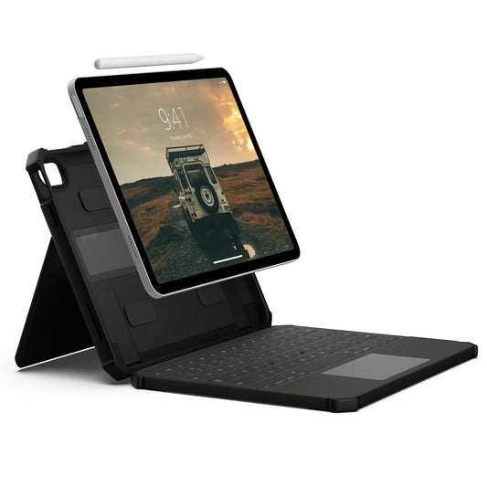 Urban Armor Gear Rugged USB-C Keyboard iPad 11" (A16)(11th Gen, 2025) Folio Case