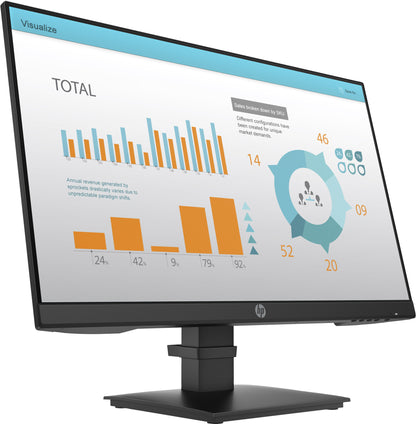 HP P24 G4 computer monitor 60.5 cm (23.8") 1920 x 1080 pixels Full HD Black