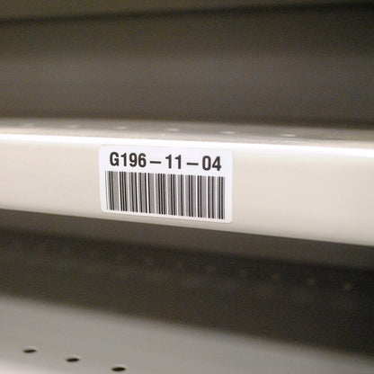 Brady M4-60-483 printer label Black, White Self-adhesive printer label