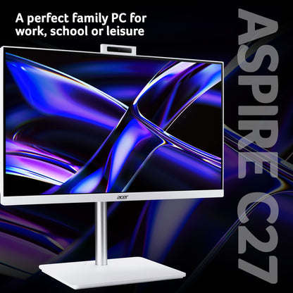 Acer Aspire C27 27" All-in-One Desktop – Intel Core 5, 16GB RAM, 1TB SSD