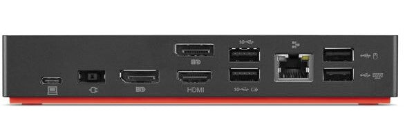 Lenovo 40AS0090EU laptop dock/port replicator Wired USB 3.2 Gen 1 (3.1 Gen 1) Type-C Black